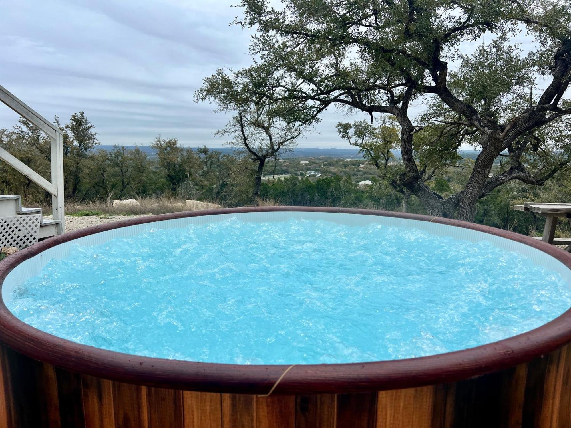The Perch- Texas Tiny Haus With Amazing Views Villa Spring Branch Exteriör bild